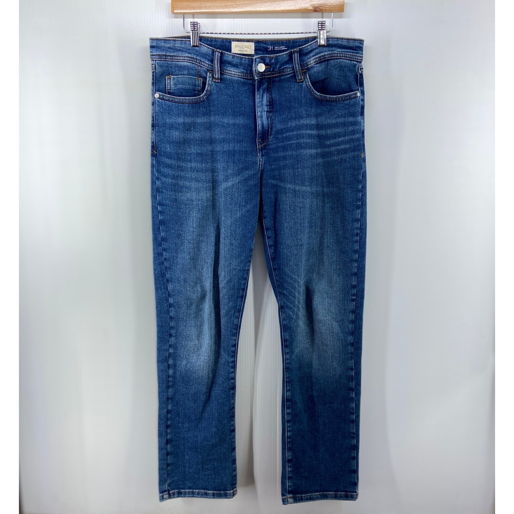 Pilcro Slim Boyfriend Blue Denim Jeans Womens 31